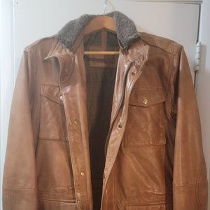 Massimo Dutti Leather Jacket